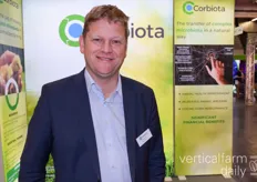 Pascal Heithorn with Corbiota, which is all about producing earthworms in vertical farms